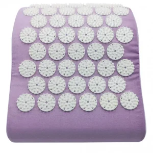 COUSSIN REPOSE TETE ACUPRESSION LILAS