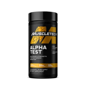 ALPHA TEST – 120 CAPSULES – MUSCLETECH