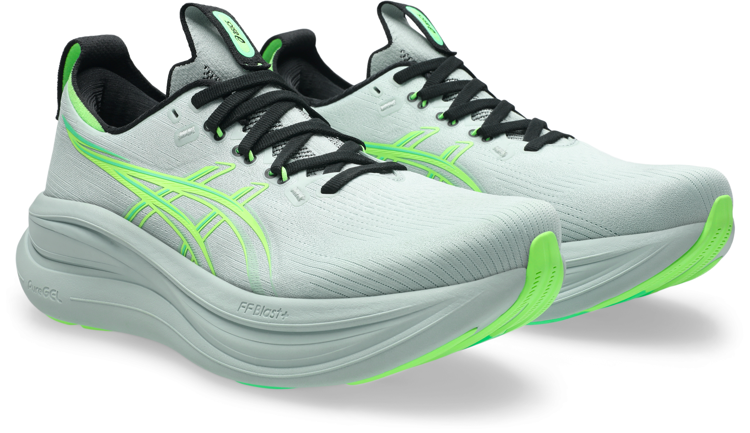 ASICS GEL NIMBUS 28 Cold Moss/Illuminate Green – Image 8
