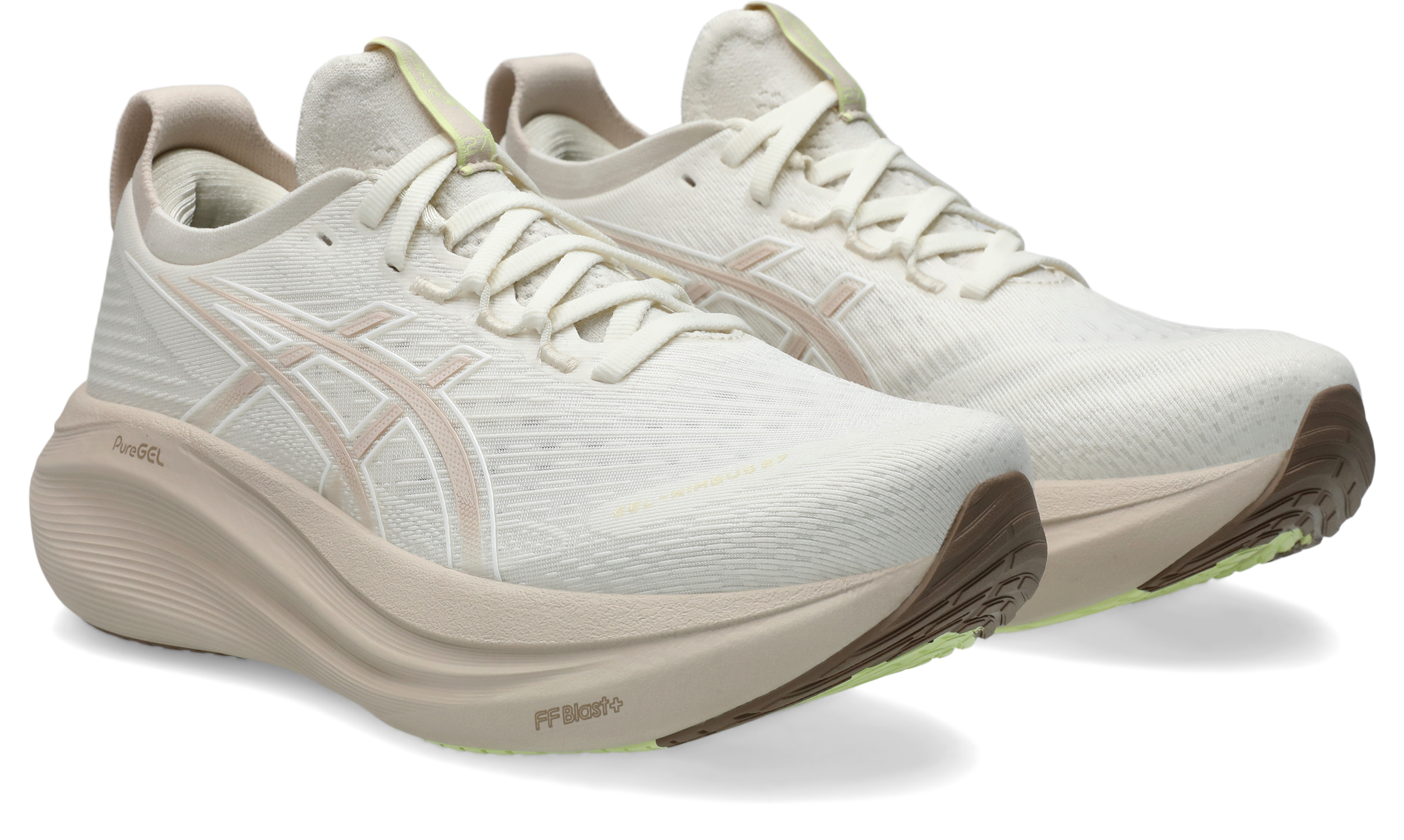 ASICS GEL NIMBUS 27 Cream/Mineral Beige – Image 6