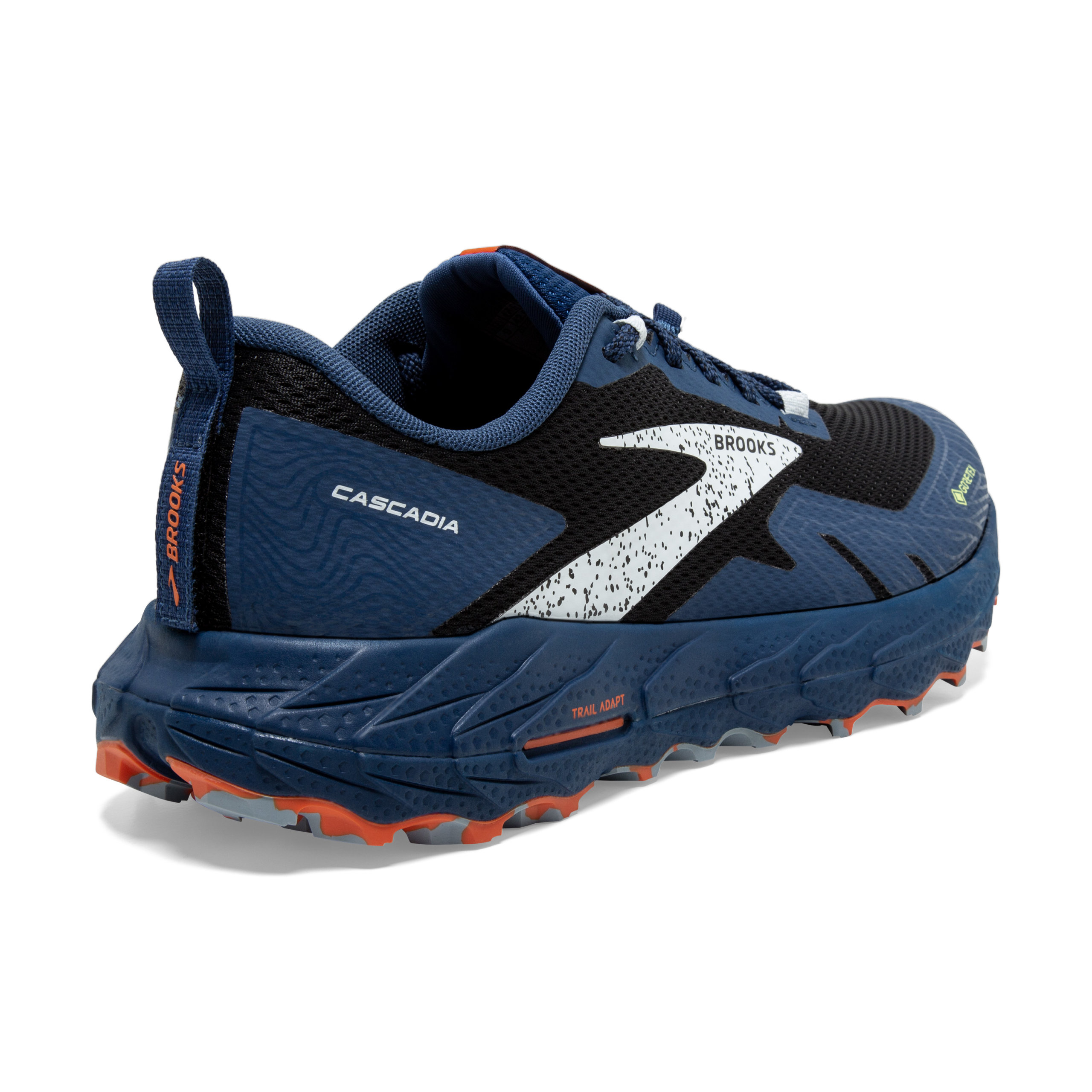BROOKS CASCADIA 17 GTX Black/Blue/Firecracker – Image 7
