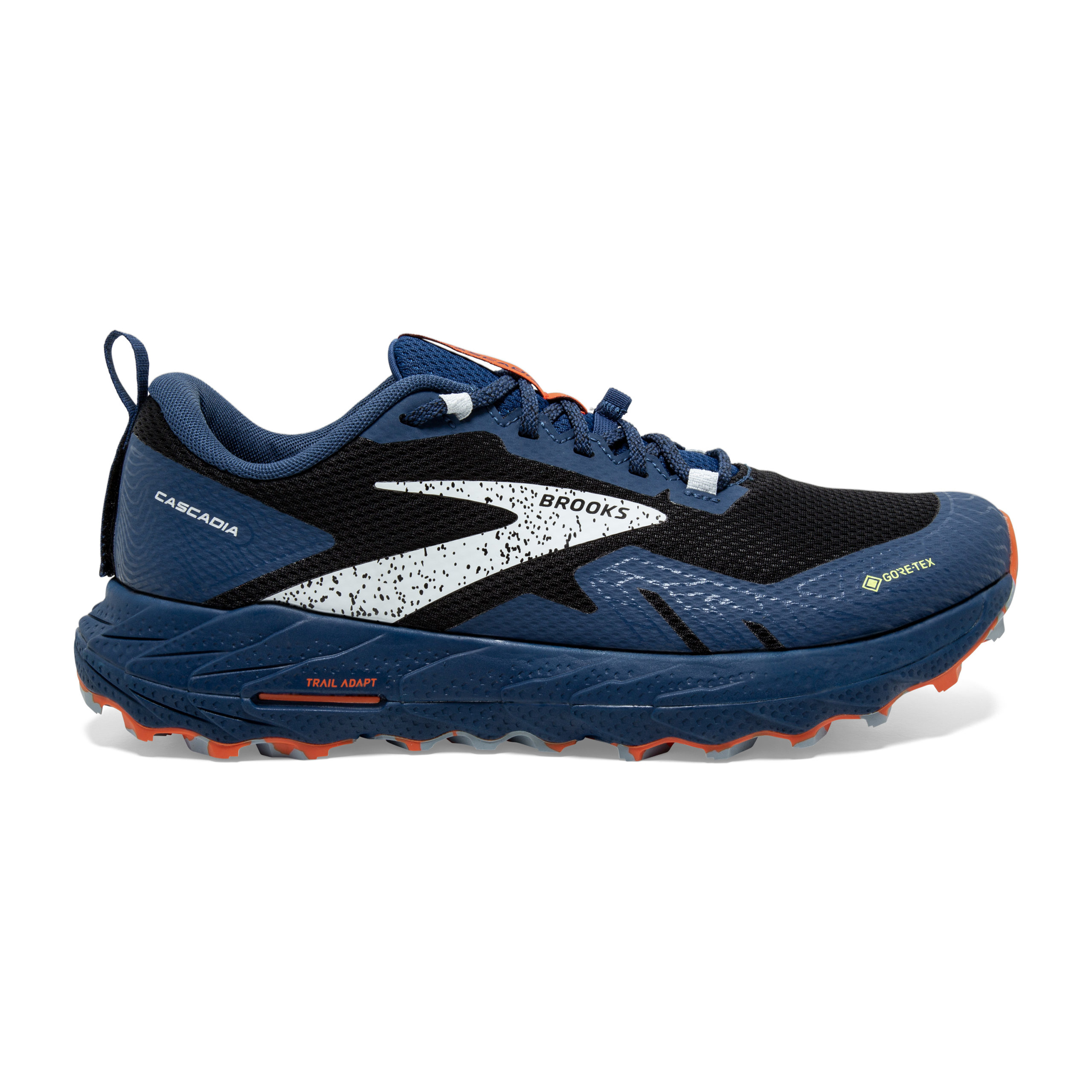 BROOKS CASCADIA 17 GTX Black/Blue/Firecracker – Image 6