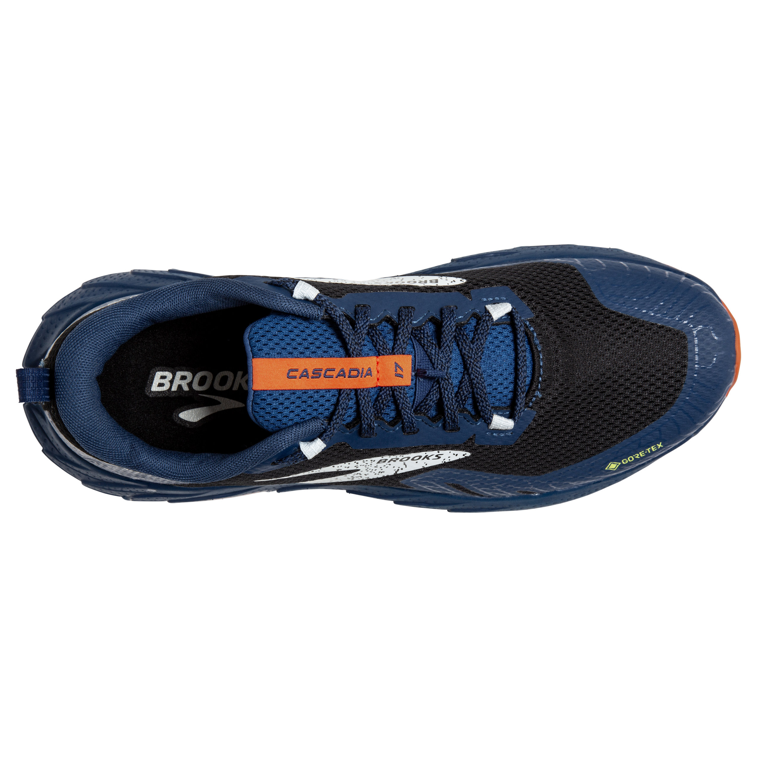 BROOKS CASCADIA 17 GTX Black/Blue/Firecracker – Image 4