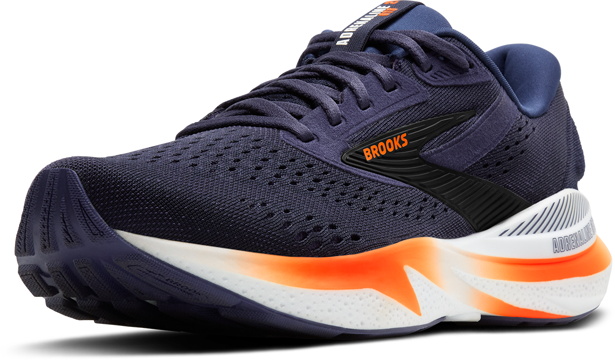 BROOKS ADRENALINE GTS 24 Peacoat/Orange/White – Image 3