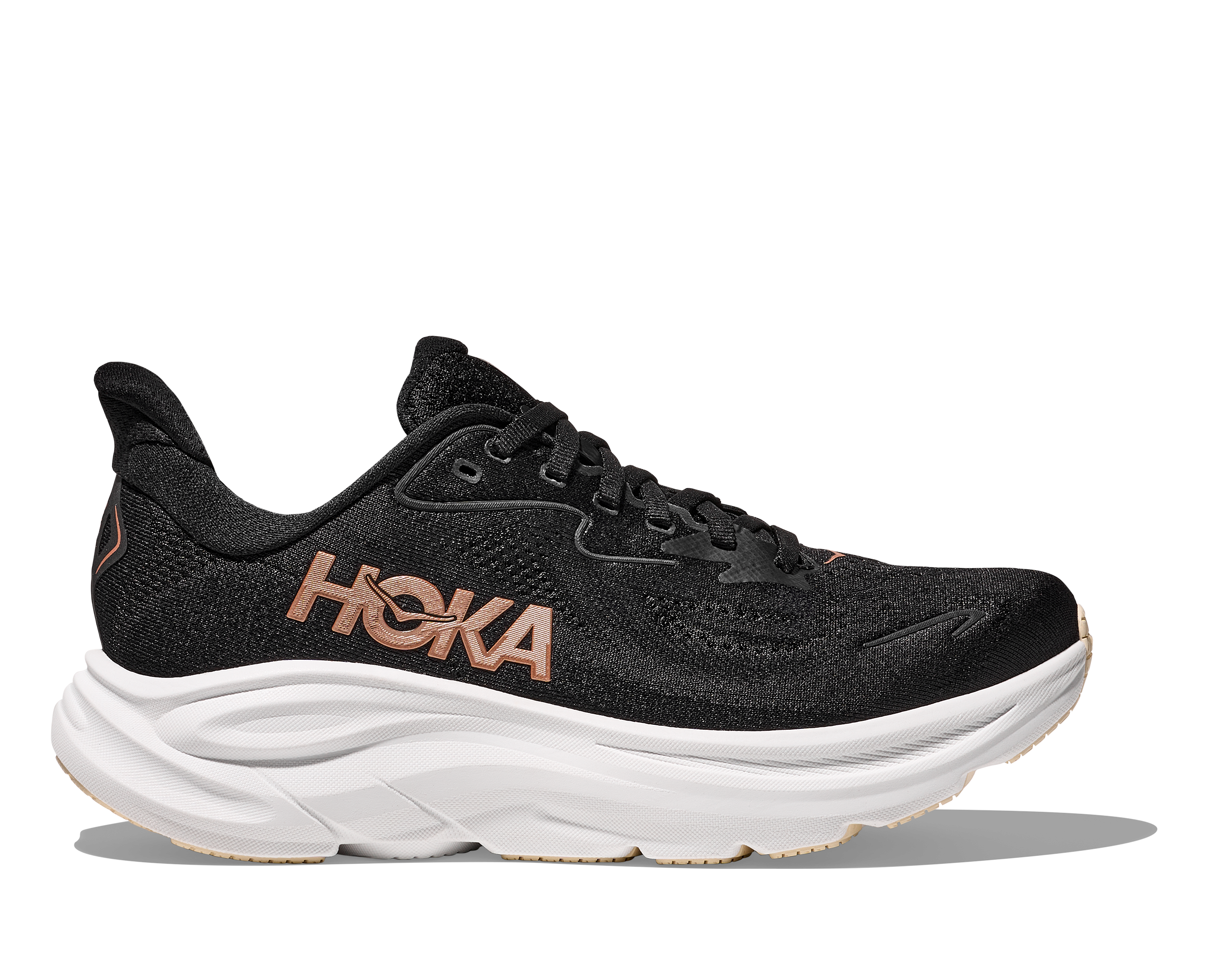 HOKA CLIFTON 10 Black / Rose Gold