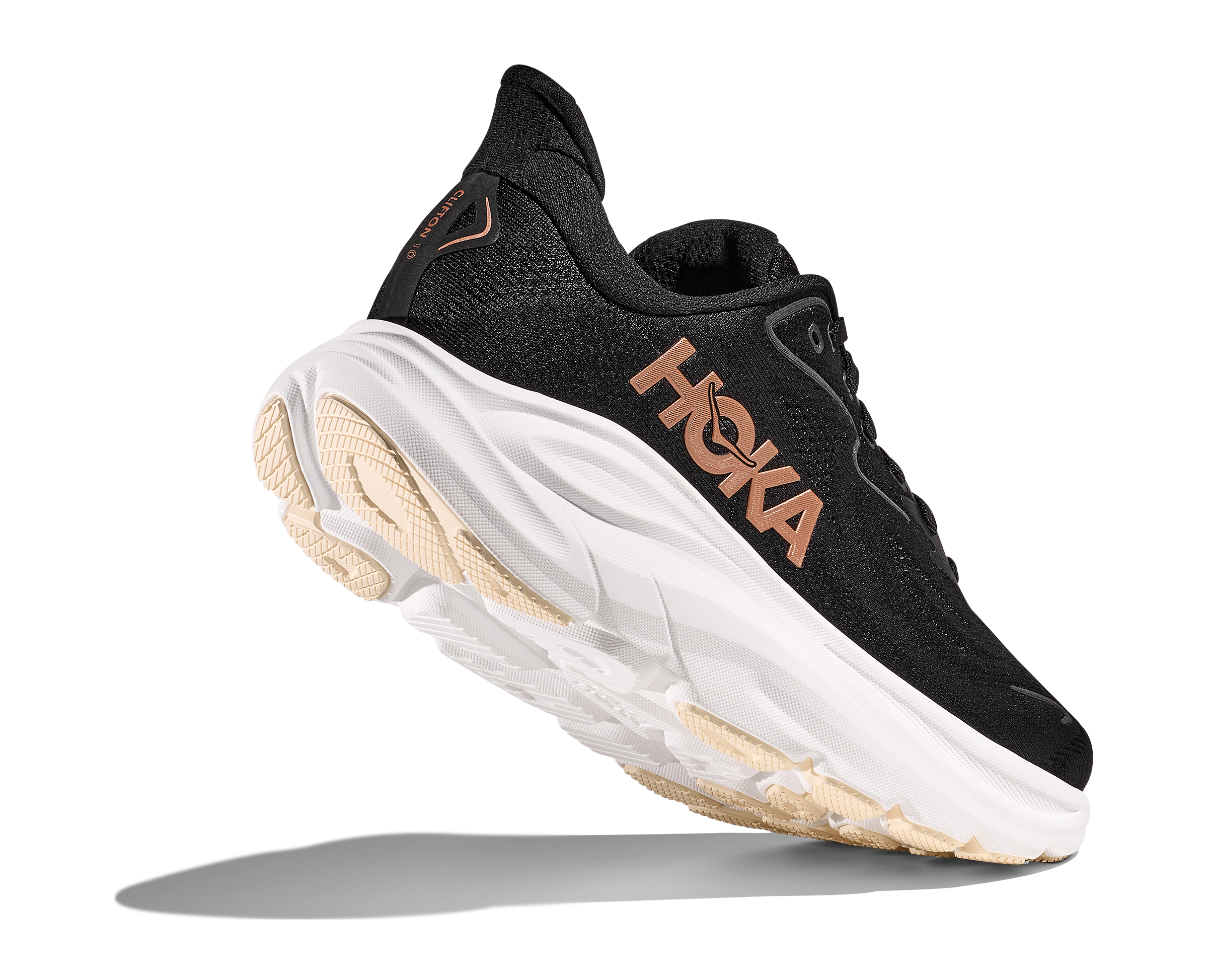 HOKA CLIFTON 10 Black / Rose Gold – Image 5