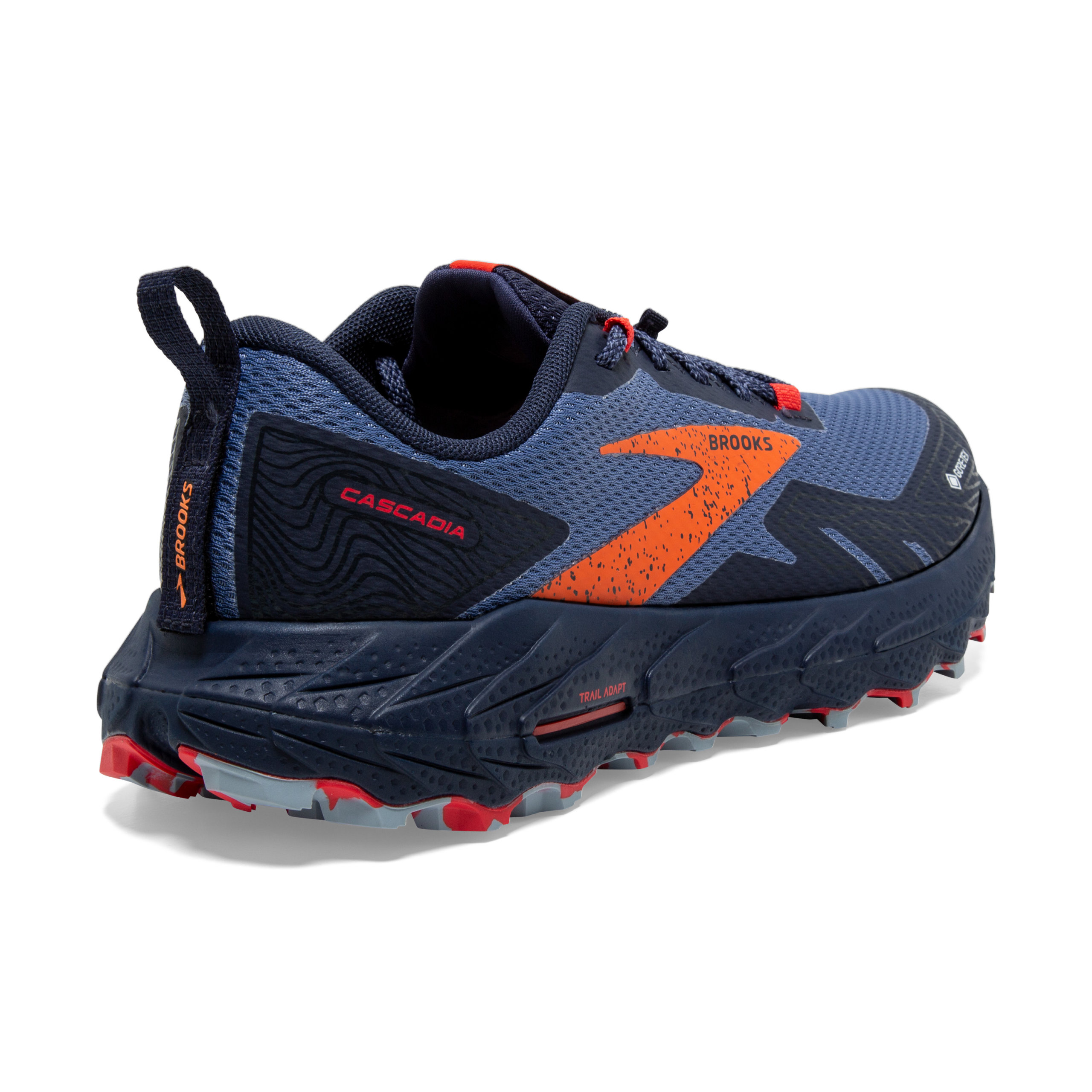 BROOKS CASCADIA 17 GTX Navy/Bittersweet/Peacoat – Image 7