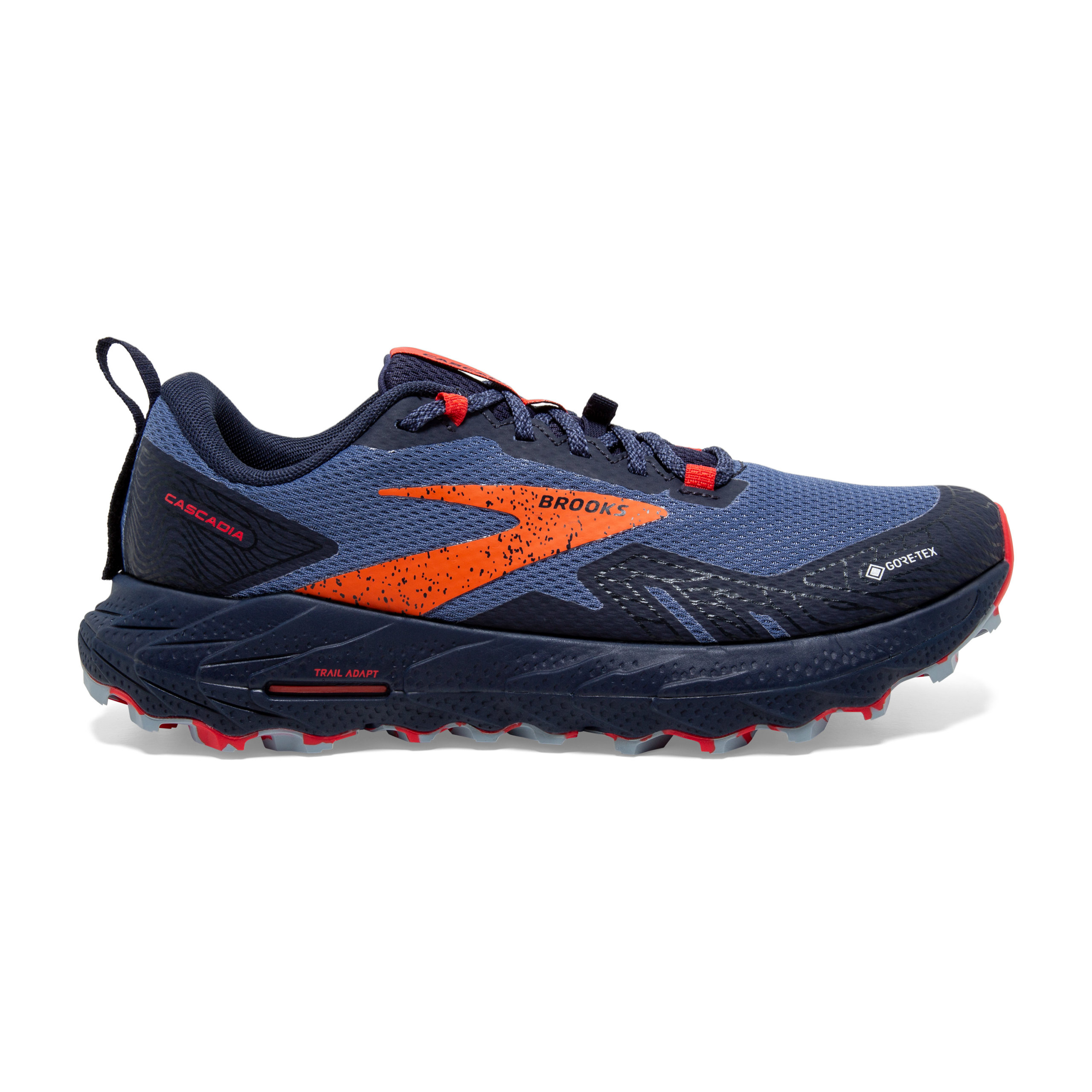 BROOKS CASCADIA 17 GTX Navy/Bittersweet/Peacoat – Image 6