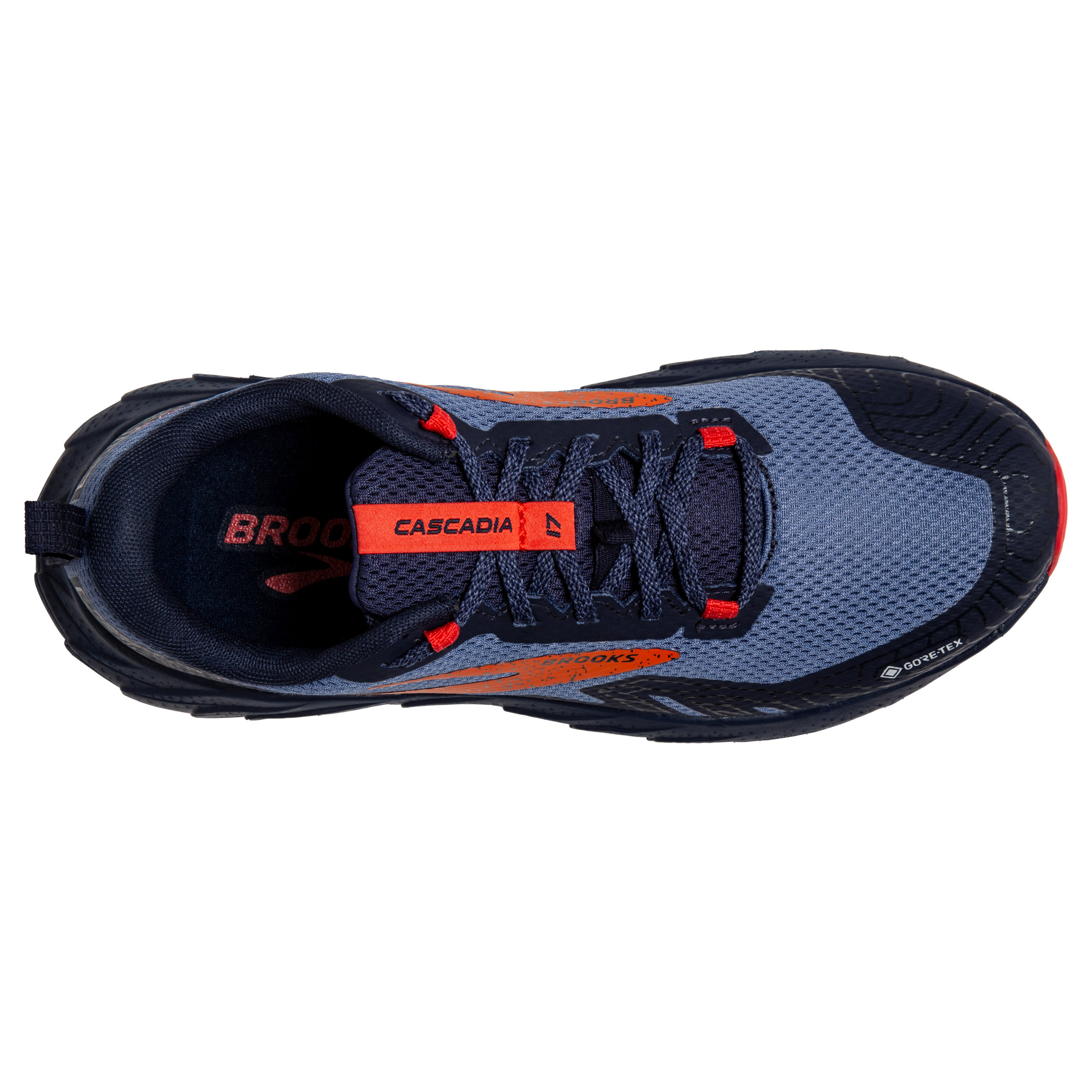 BROOKS CASCADIA 17 GTX Navy/Bittersweet/Peacoat – Image 4