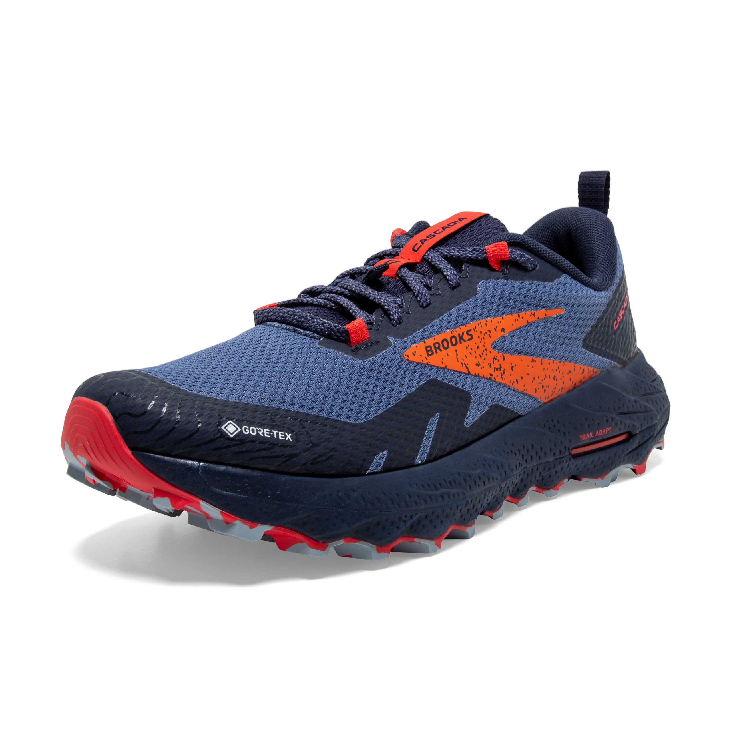 BROOKS CASCADIA 17 GTX Navy/Bittersweet/Peacoat – Image 3