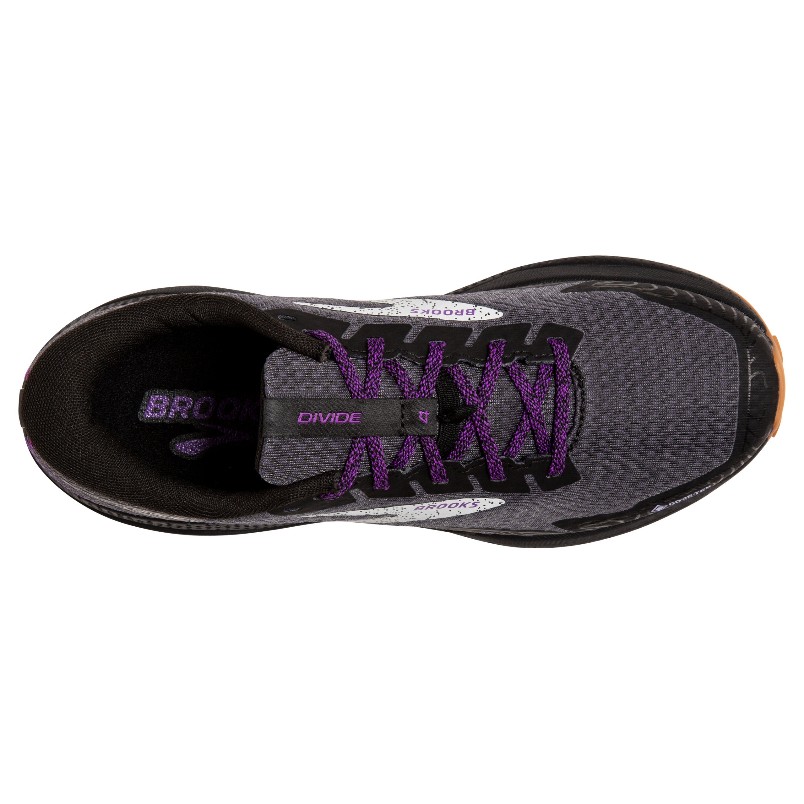 BROOKS DIVIDE 4 GTX Black/Blackened Pearl/Purple – Image 4