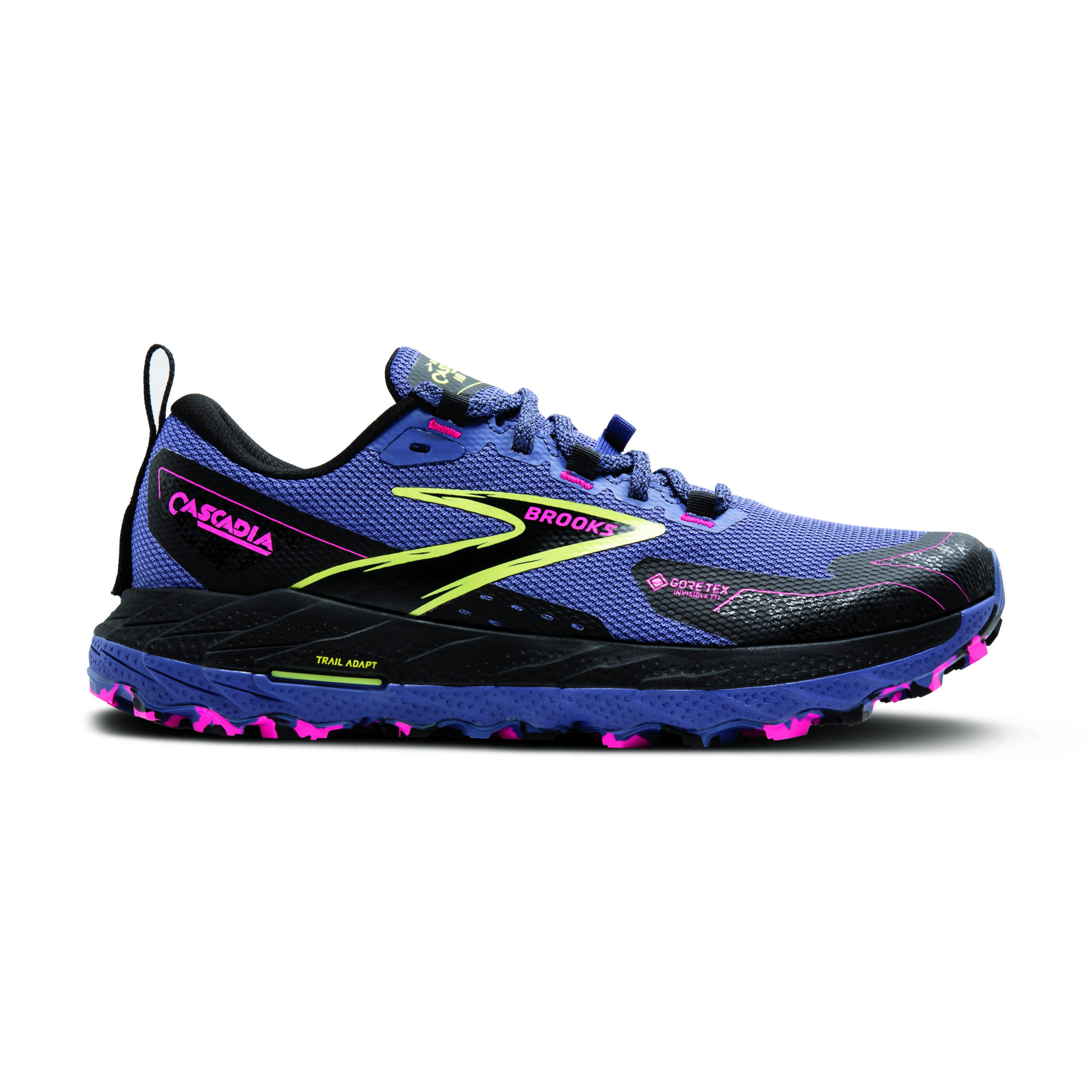 BROOKS CASCADIA 18 GTX Grey Blue/Black/Pink – Image 4