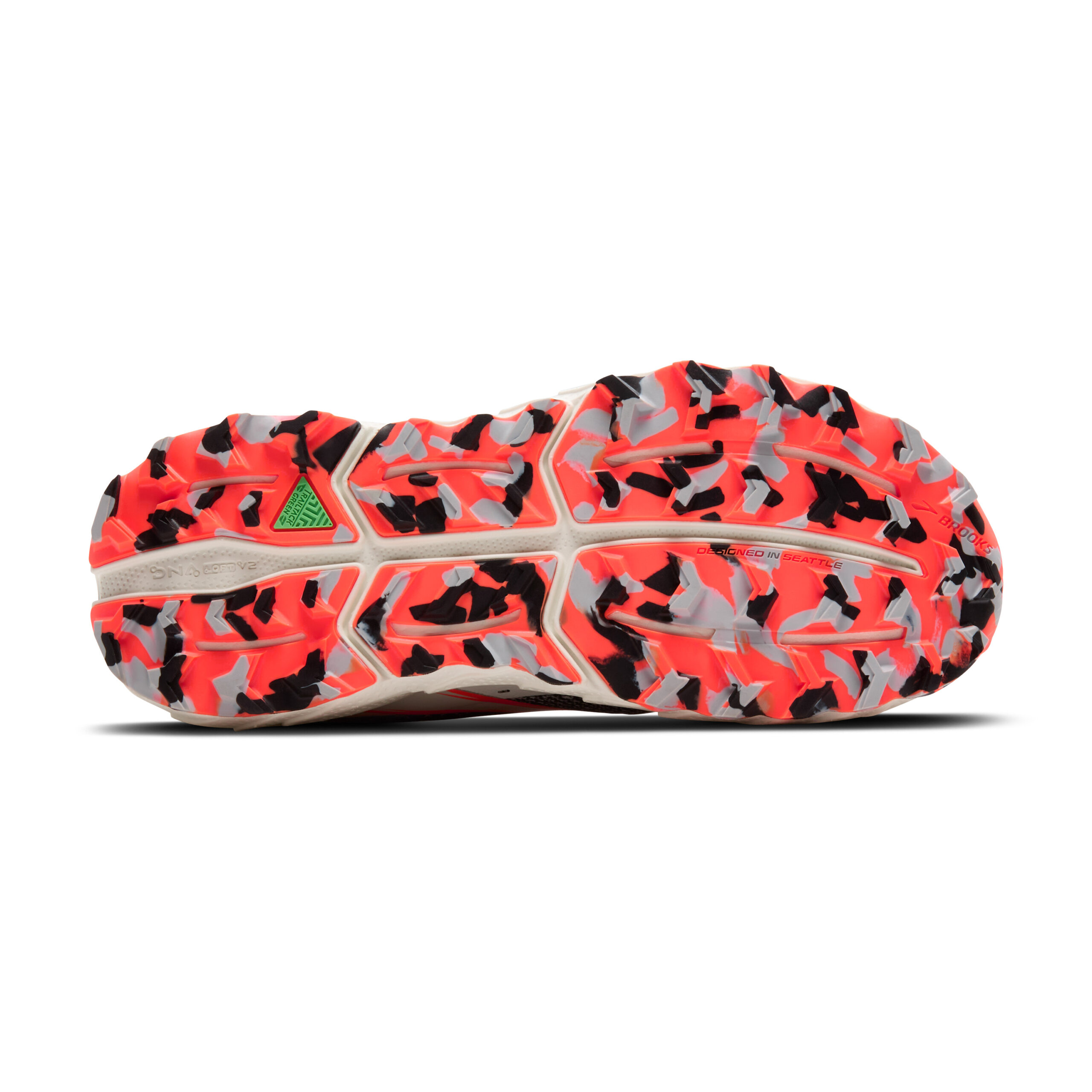 BROOKS CASCADIA 18 Black/Blue Wash/Flame – Image 2