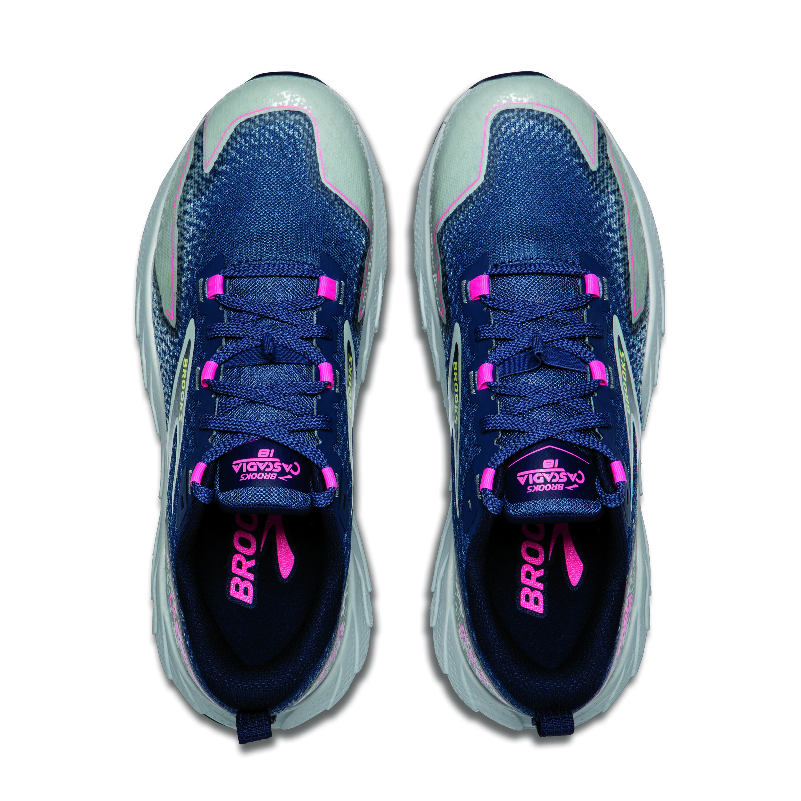 BROOKS CASCADIA 18 Oceana/Pearl Blue/Pink – Image 3