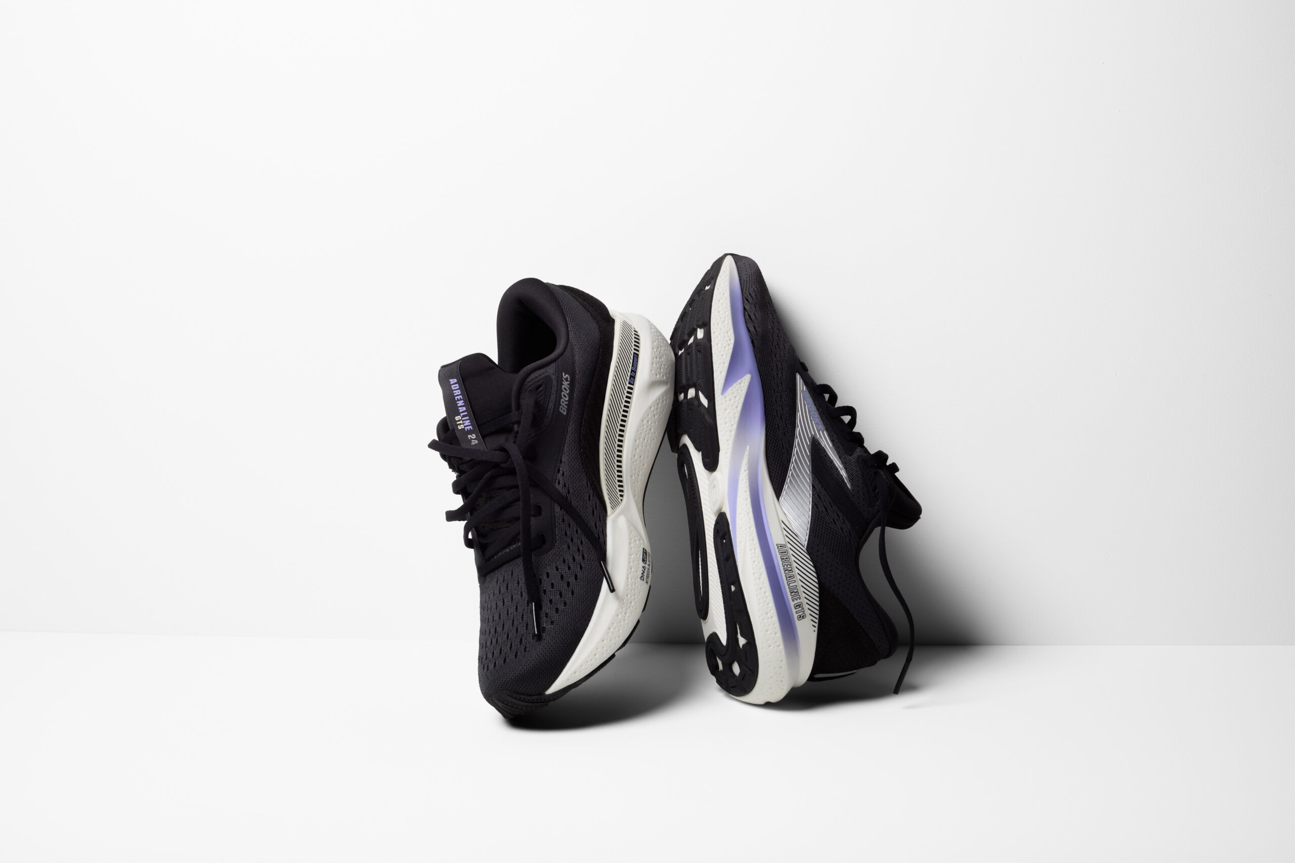 BROOKS ADRENALINE GTS 24 Ebony/Blue Heron/Silver – Image 4