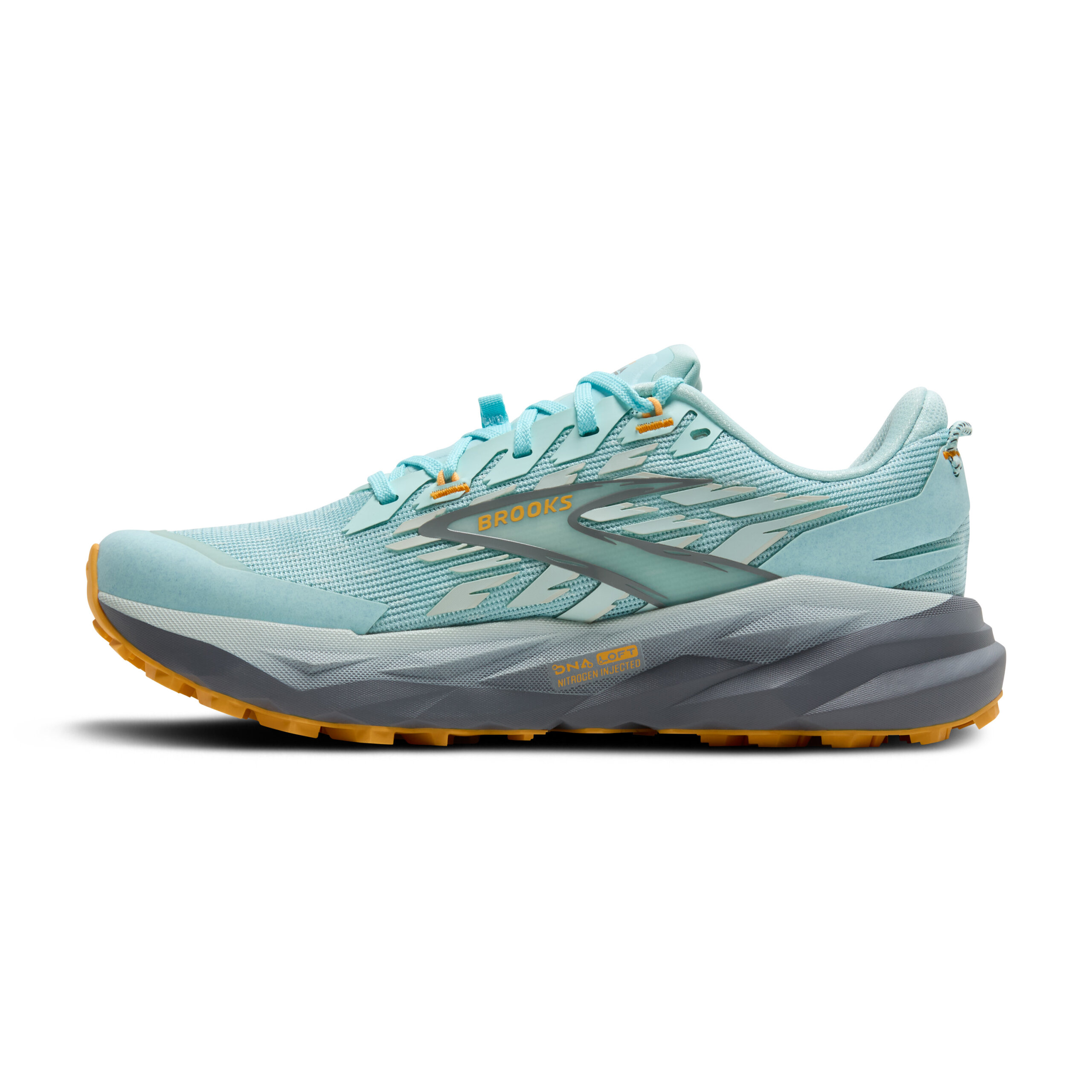 BROOKS CASCADIA 19 Clearwater/Primer Grey/Apricot – Image 7