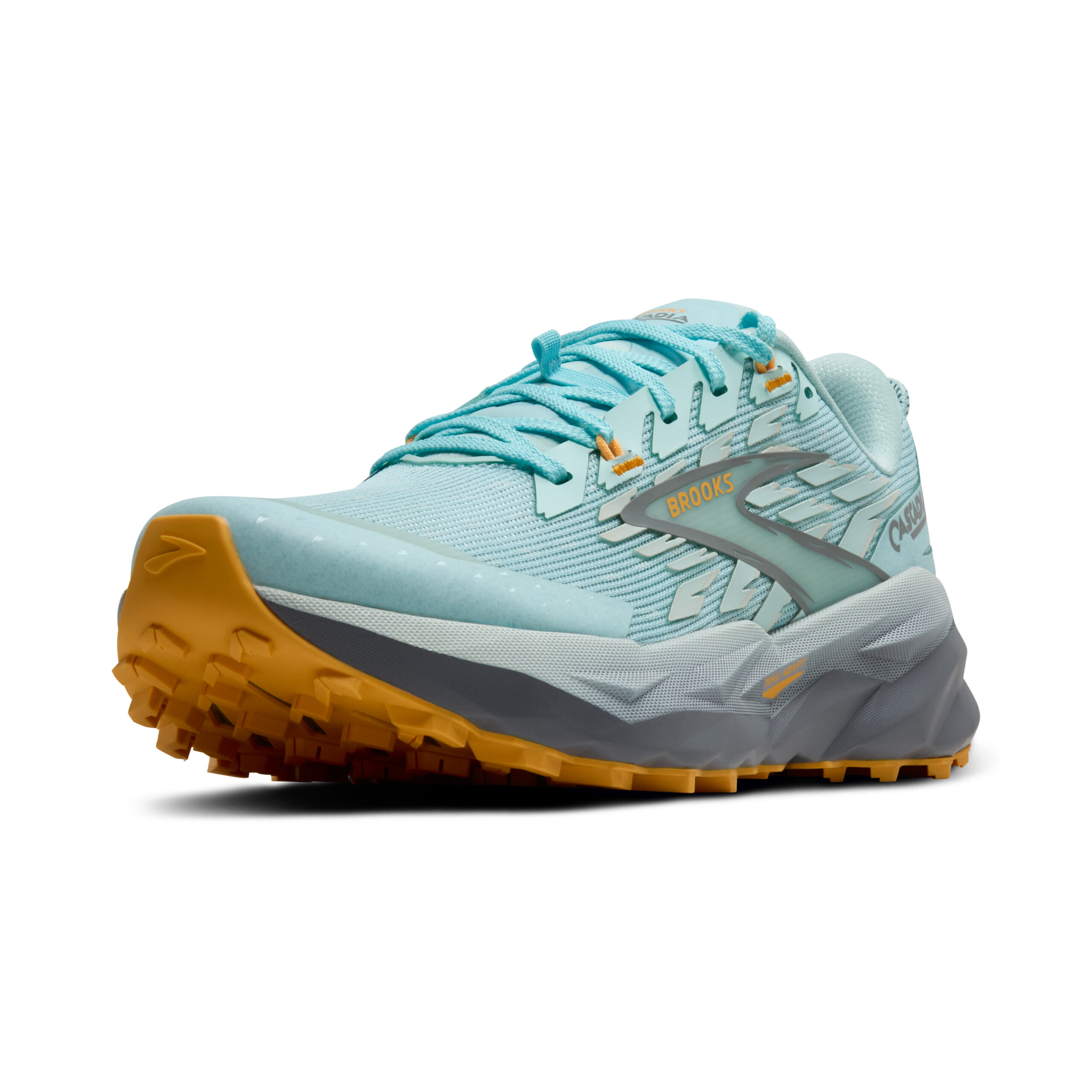 BROOKS CASCADIA 19 Clearwater/Primer Grey/Apricot – Image 5