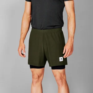 2 in 1 Pace Shorts 5''