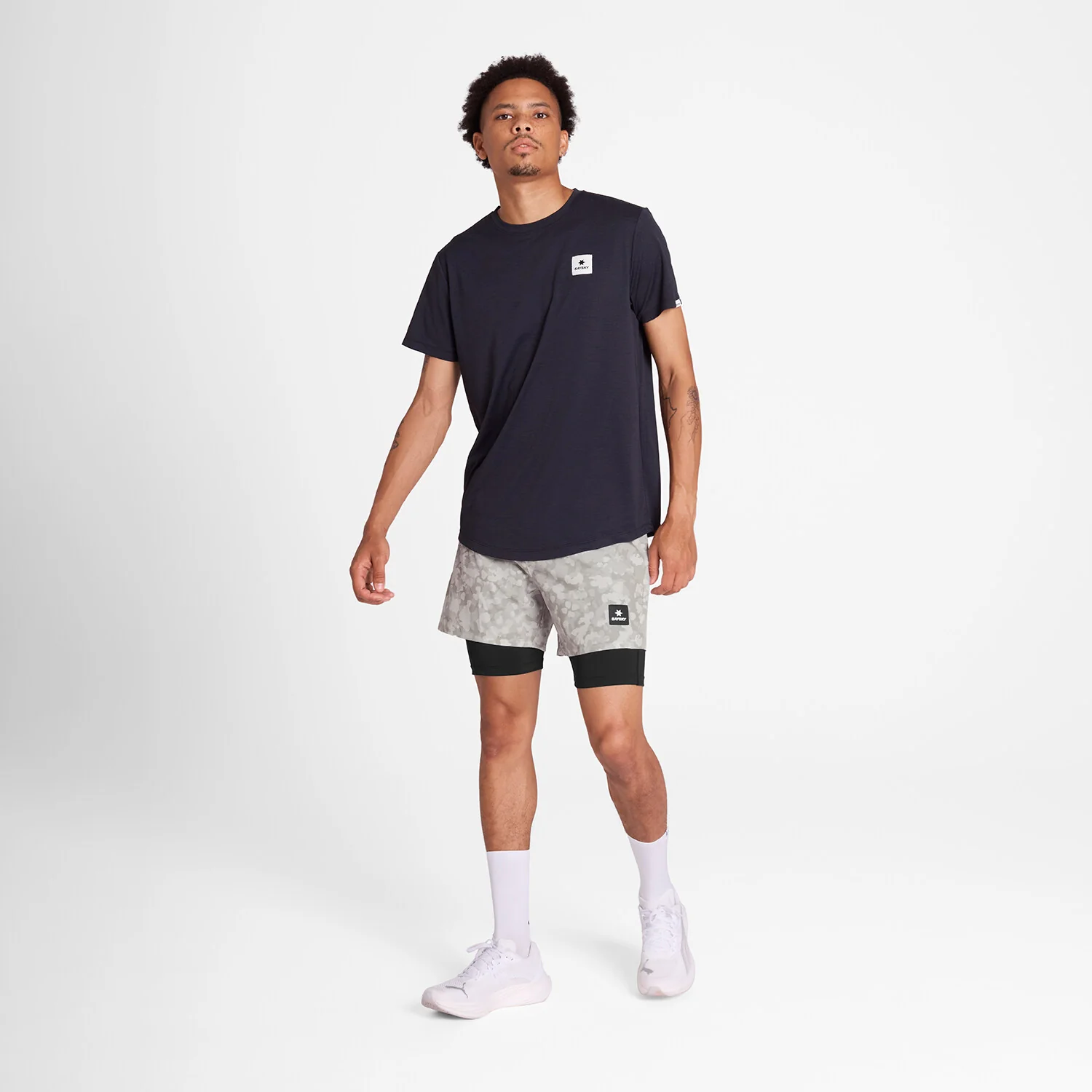 Camo Pace 2 in 1 Shorts 5'' – Image 4