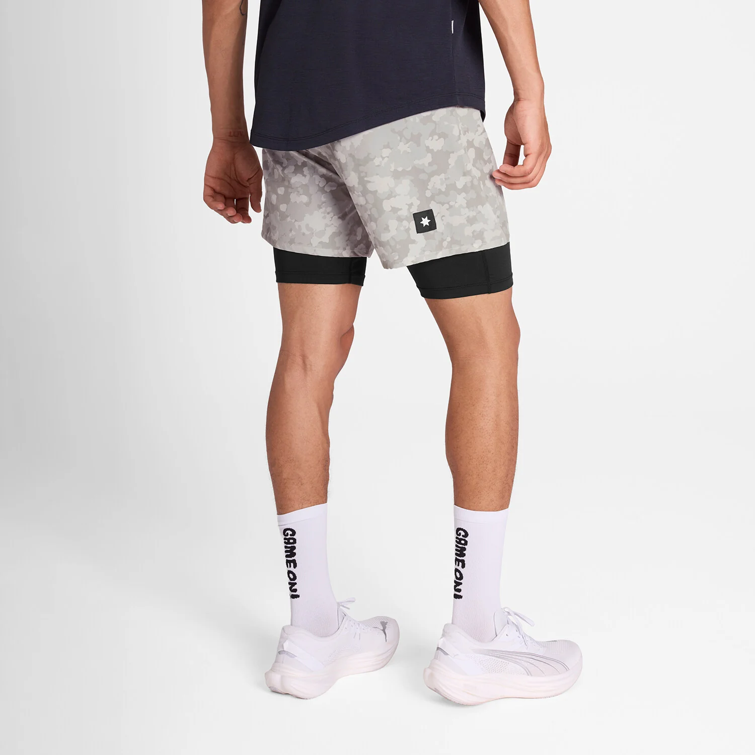 Camo Pace 2 in 1 Shorts 5'' – Image 3