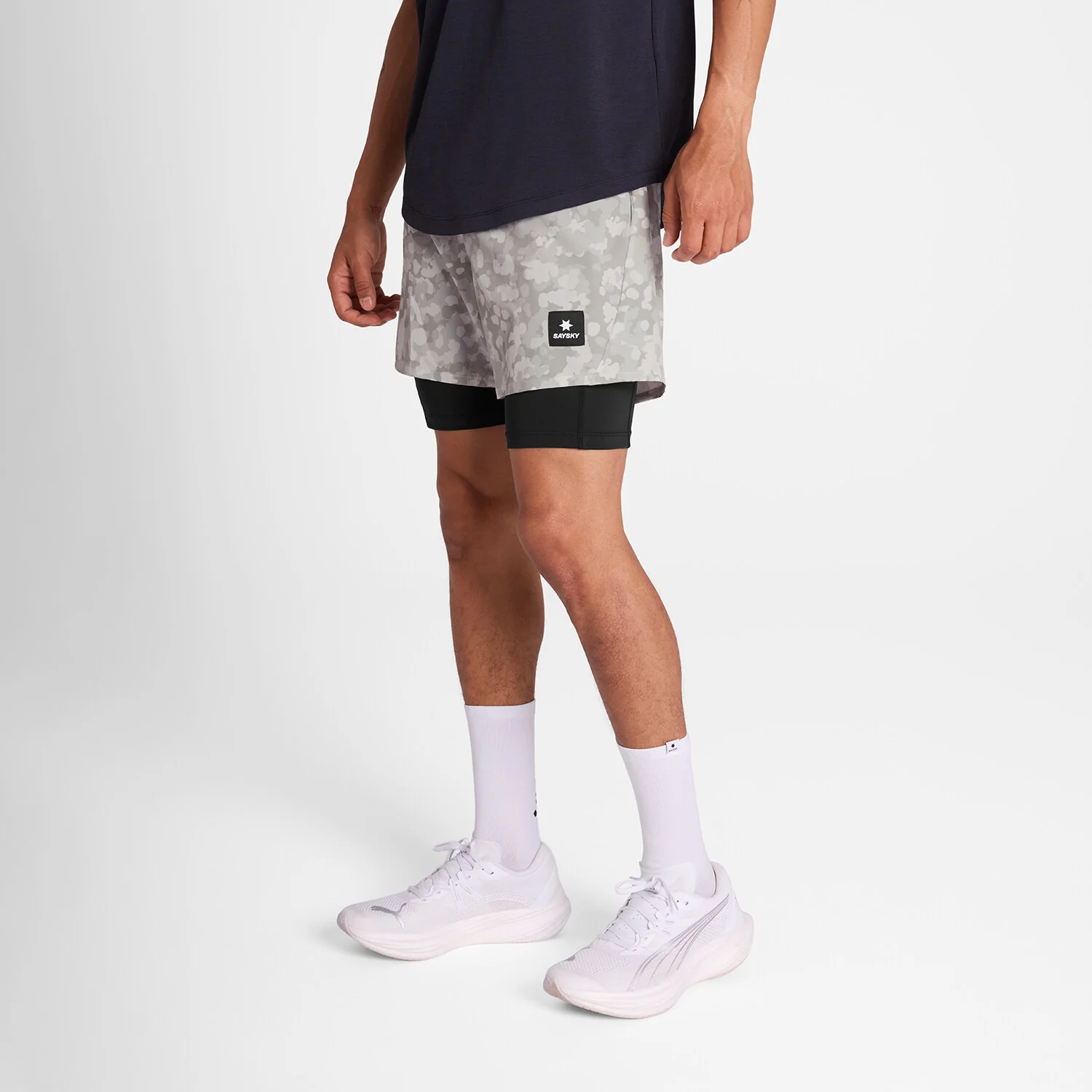Camo Pace 2 in 1 Shorts 5''