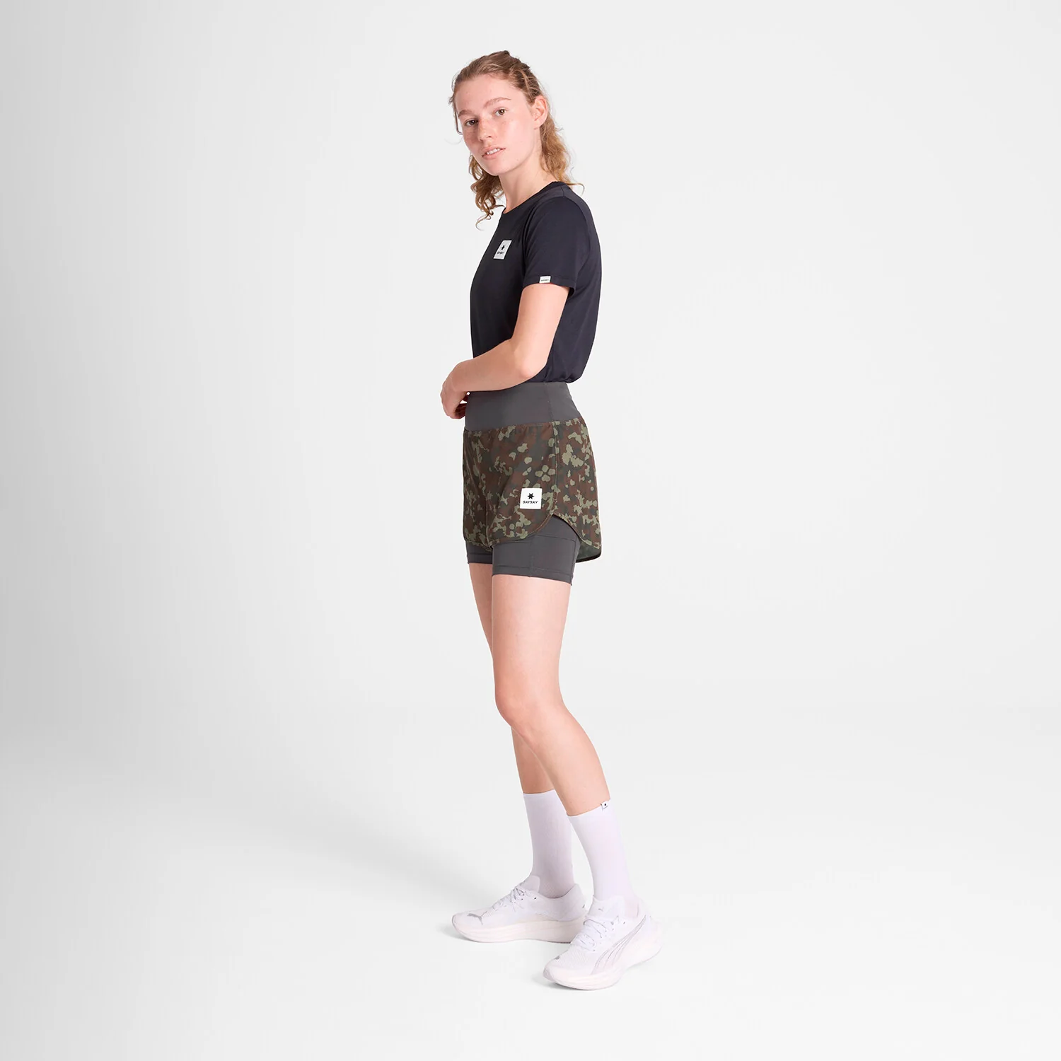 Camo Pace 2 in 1 Shorts 3" – Image 3