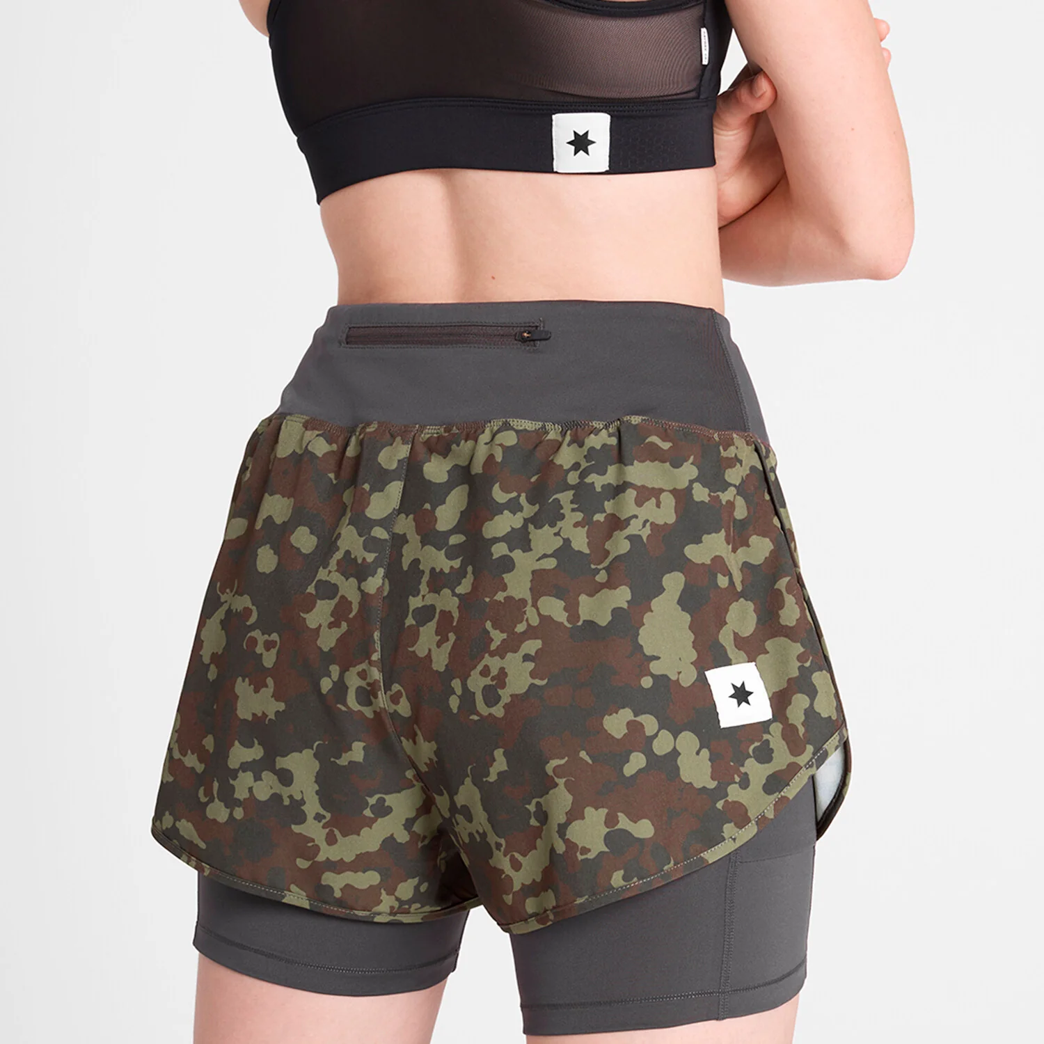 Camo Pace 2 in 1 Shorts 3" – Image 4