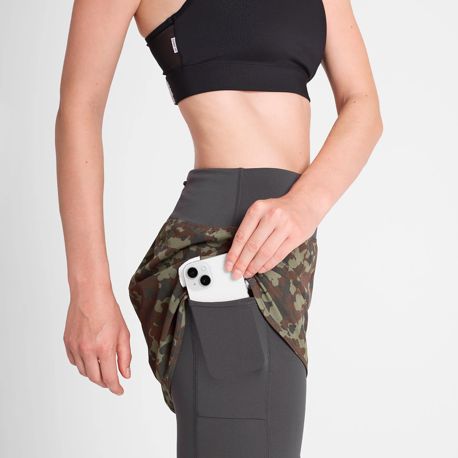 Camo Pace 2 in 1 Shorts 3" – Image 5