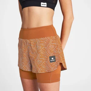 Reflective Pace 2 in 1 Shorts 3"