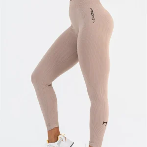 Gymwolves Seamless Sports Leggings | Seamless Leggings | Slim Fit – powder