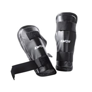 Protège tibia en PU Noir ( 40456 )