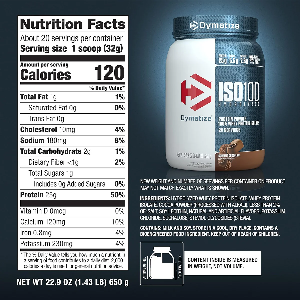 ISO100 – DYMATIZE 1.37KG – Image 3