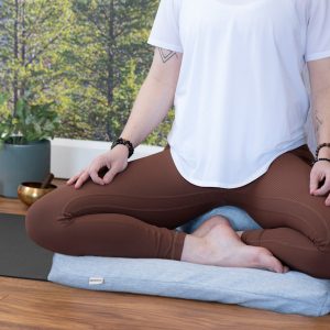 Ensemble de méditation (Zafu et zabuton) gris ciment