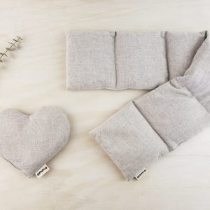 Duo maternité Long coussin & cœur sable