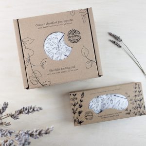 Duo Détente (coussin épaule & masque) motif Géo floral