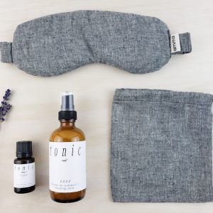 Ensemble cadeau Sommeil réparateur | Coton biologique gris