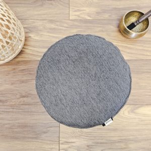 Coussin de méditation rond (Zafu) Canevas antitache Ambre