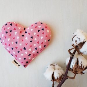 Coussin réconfort Cœur pour bébé en coton (Ma Chérie)