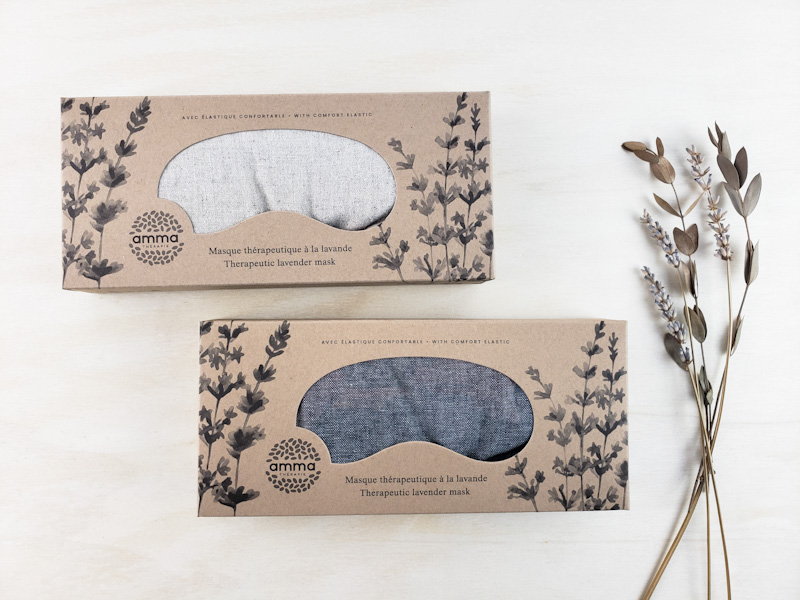 Duo 2 masques thérapeutiques à la lavande unis