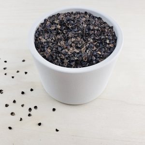 Écales de sarrasin en vrac