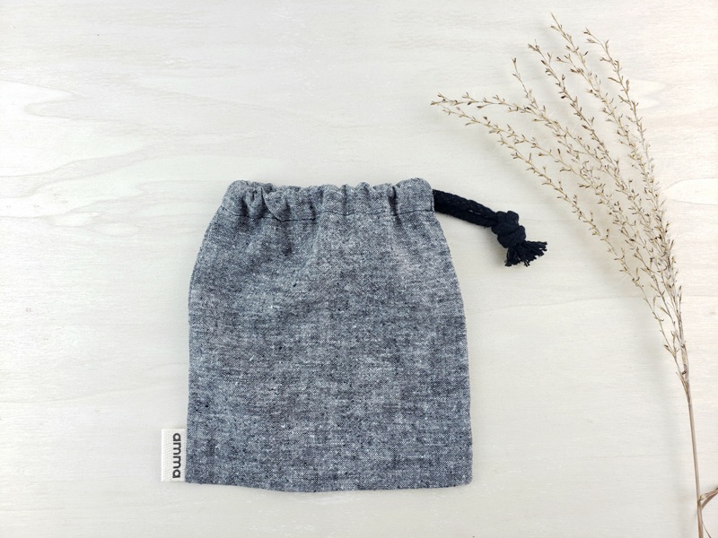 Duo Détente (coussin épaule & masque) coton biologique gris – Image 5