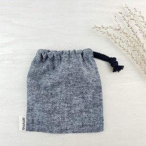 Amma_Therapie_pochette_chanvre_gris.jpg Pochette de rangement en chanvre et coton biologique (gris)