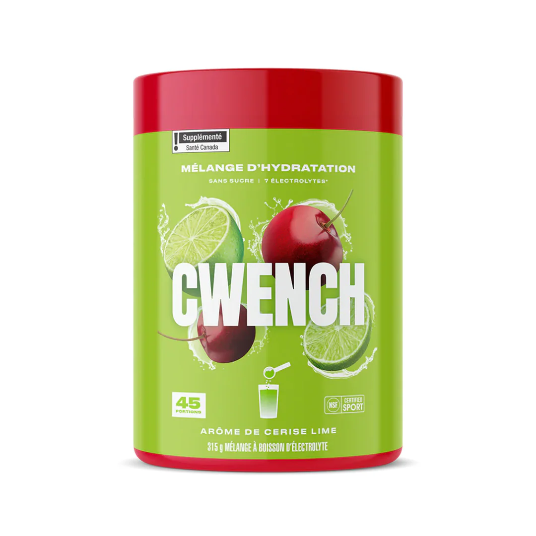 Cwench - Mélange d'hydratation Cerise/Lime - 45 portions