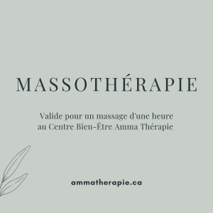 Carte cadeau à imprimer pour la massothérapie