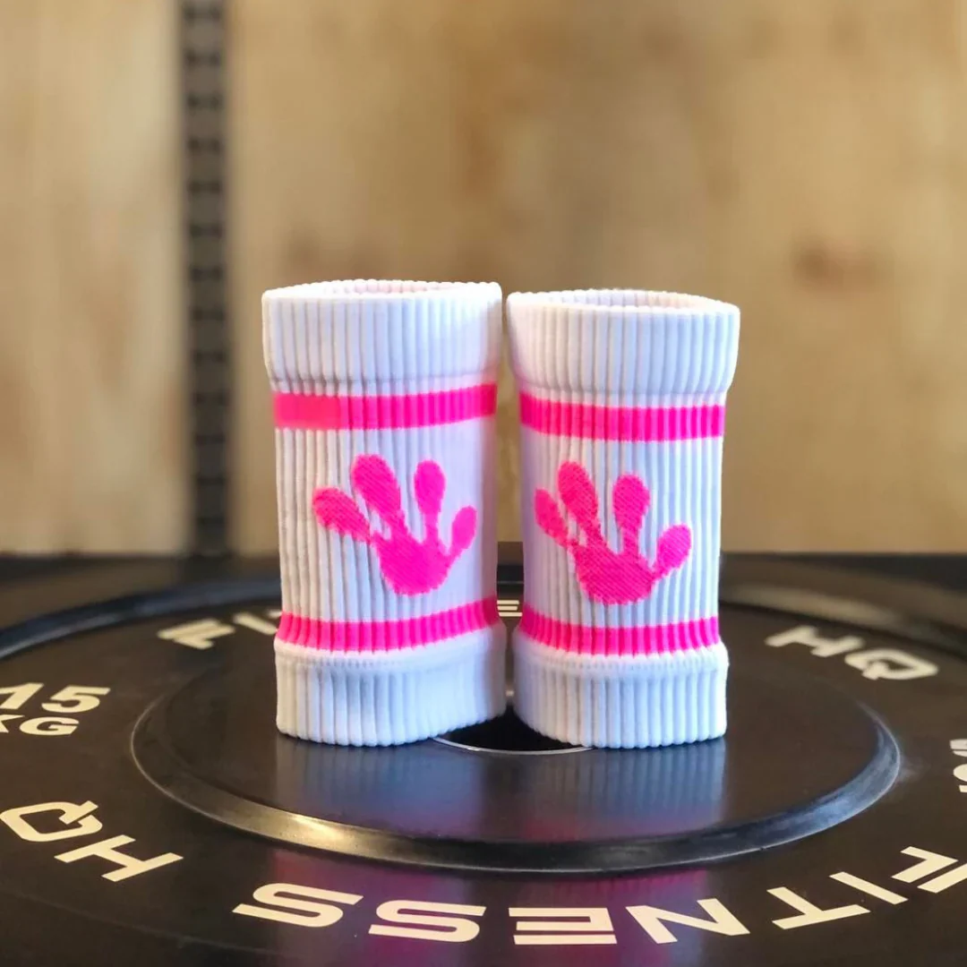 Frog Sweatbands - Rose/Blanc – Image 2