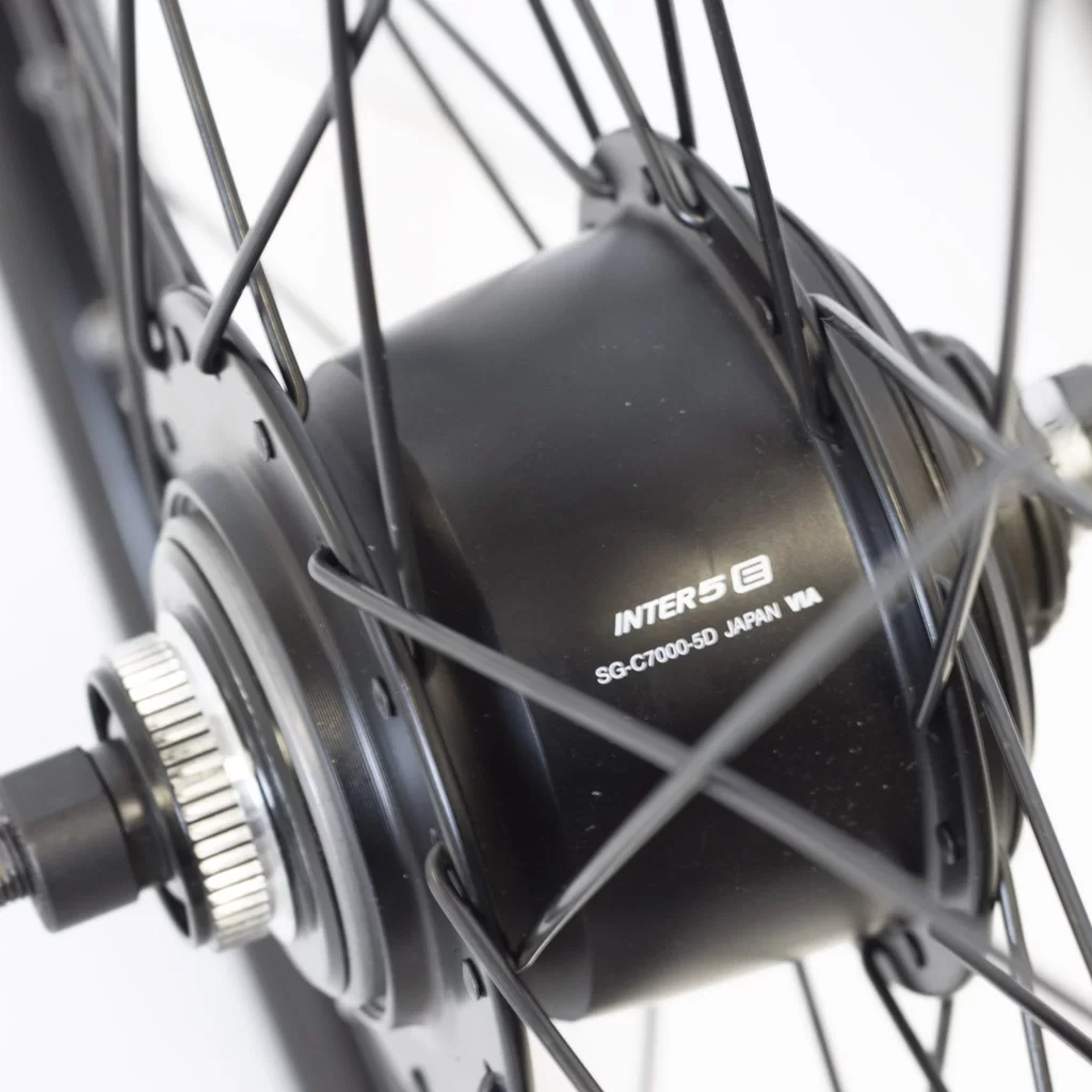 Roue arrière cargo 24″ moyeu Nexus 5 pour frein à disque – Image 3