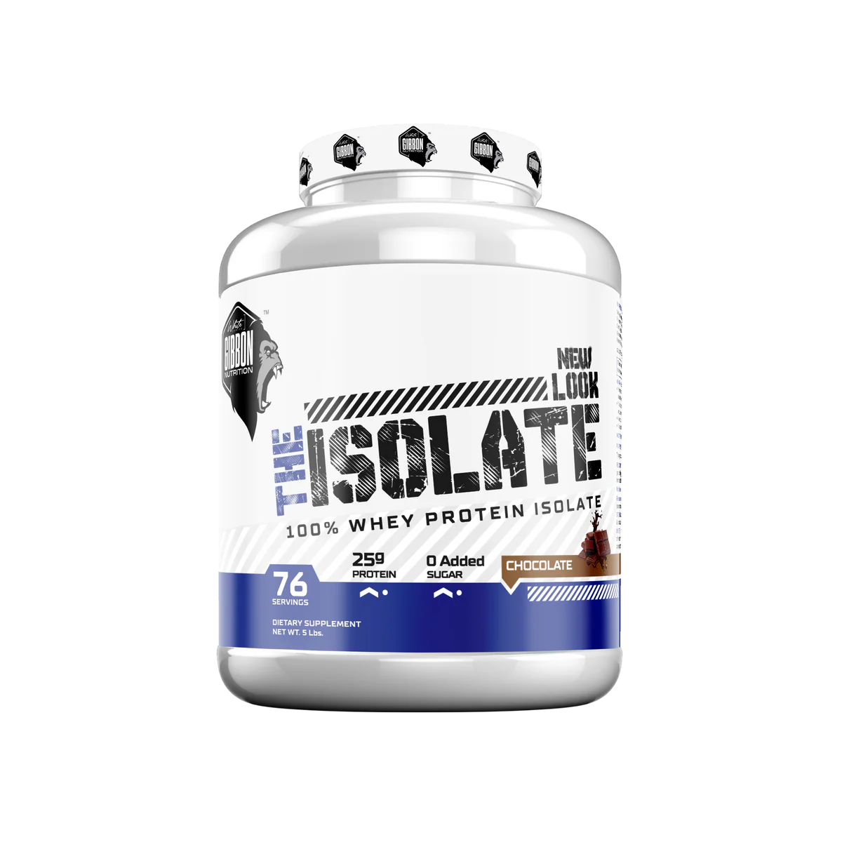 GIBBON NUTRITION WHITE SERIES ISOLATE 5LBS
