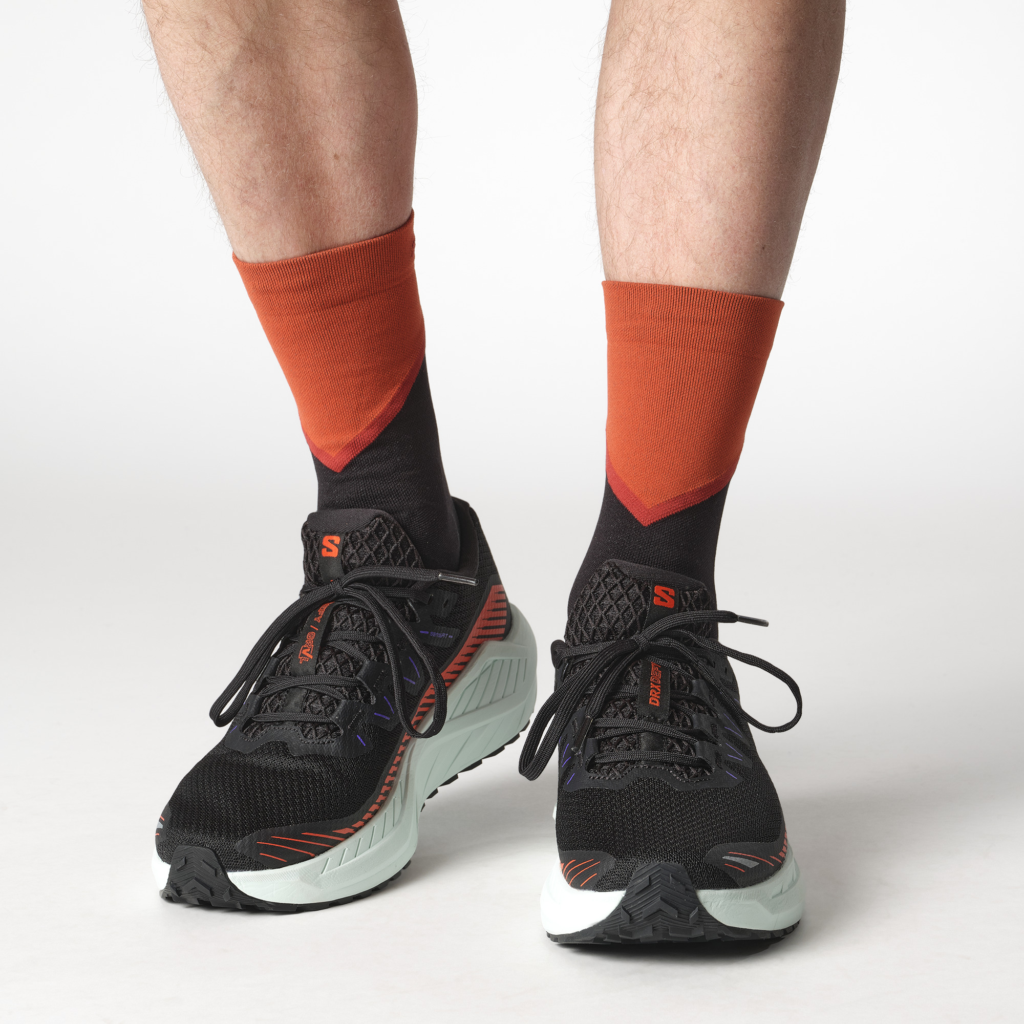 SALOMON DRX DEFY GRVL Black / Cherry Tomato / Bay – Image 7