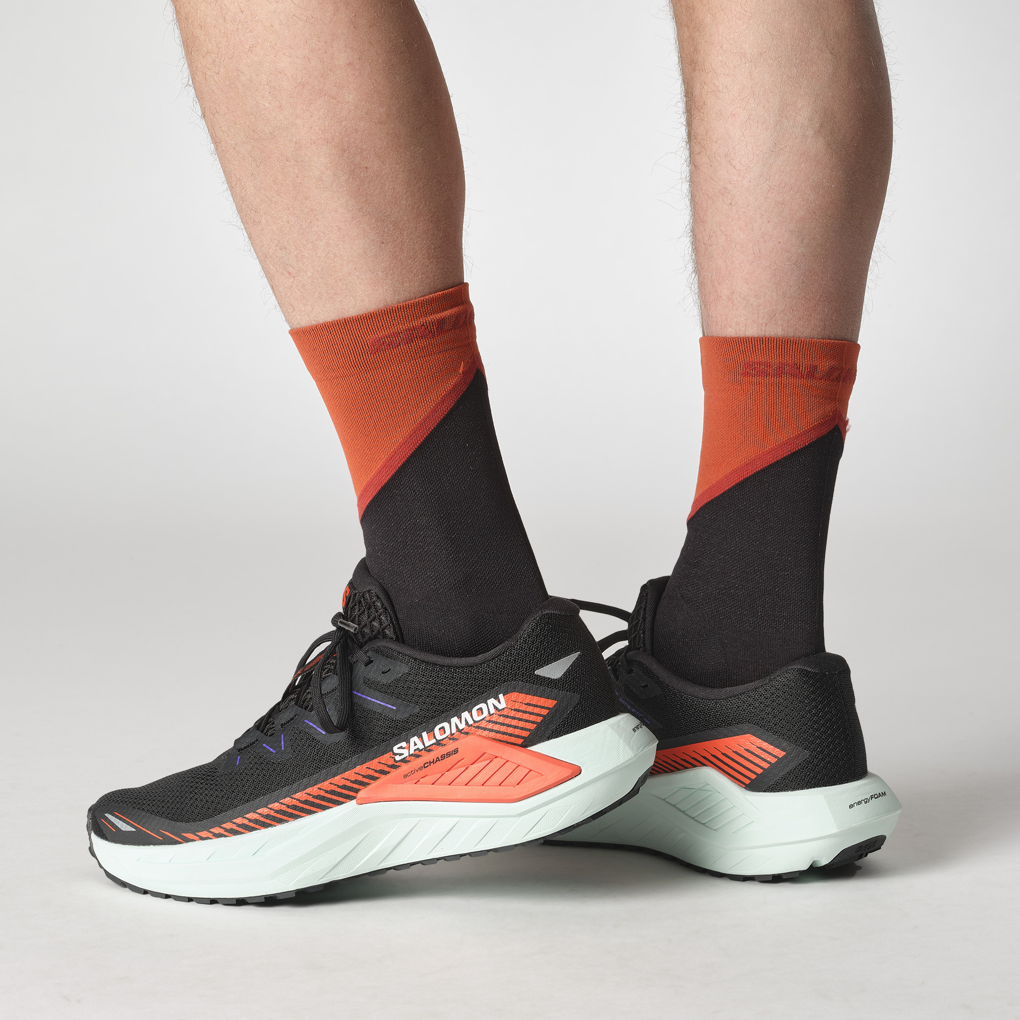 SALOMON DRX DEFY GRVL Black / Cherry Tomato / Bay – Image 6