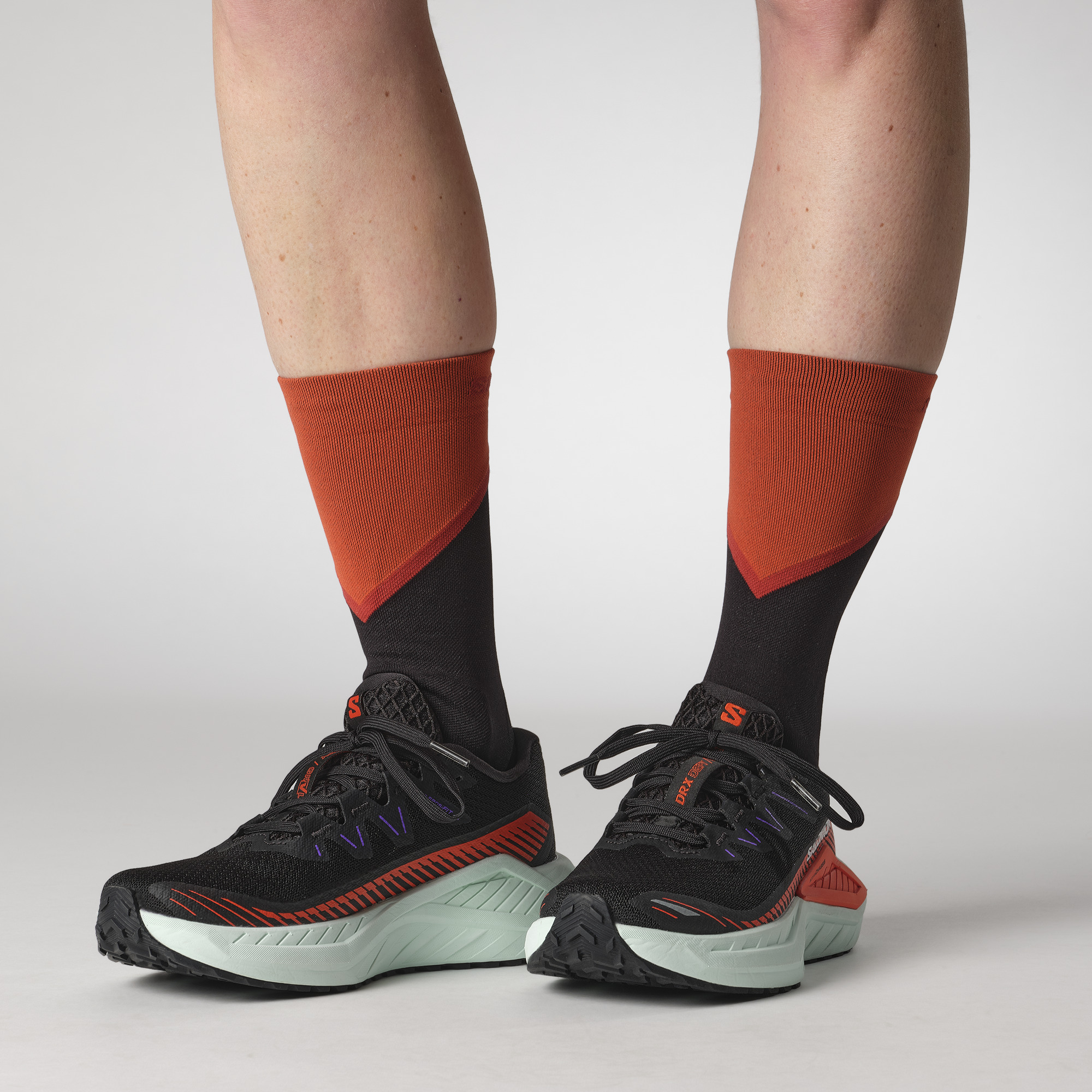 SALOMON DRX DEFY GRVL Black / Cherry Tomato / Bay – Image 7